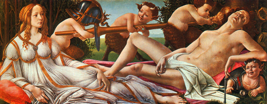 Venus And Mars by Sandro Botticelli